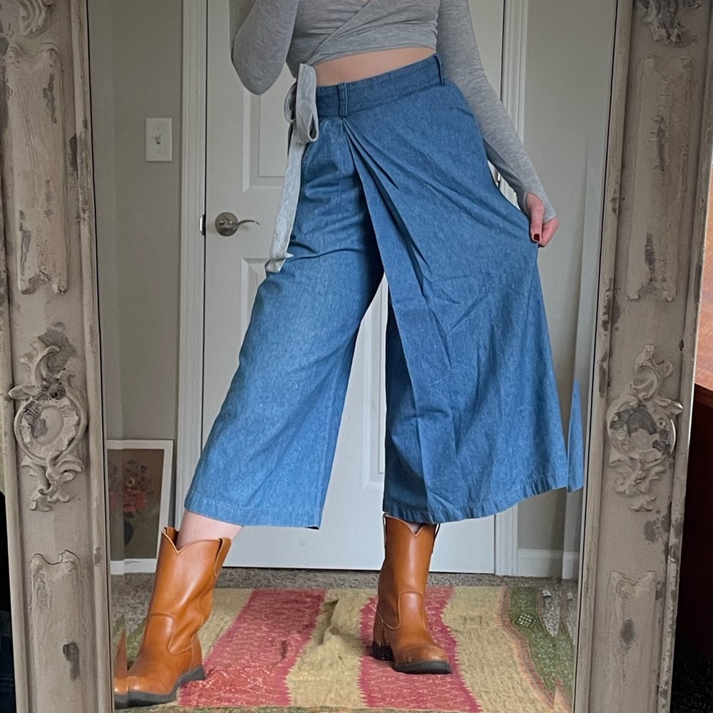 Vintage denim skort
